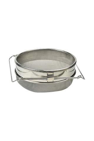 Hangfox Stainless Steel Çift Katlı Bal Süzgeci - 19cm Geliştirilmiş Elektronik, Anti-çürük, Kolay Temizleme, Dış Mekan Uygun