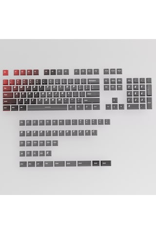 Klavye Keycaps 163 Tuşlu Şeffaf Tuş Takımı
