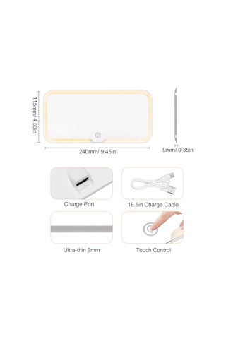 Moveevo Led Işıklı Araba Makyaj Aynası Yardımcı Pilot Güneşlik Makyaj Işığı Aynası Araba Makyaj Aynası Oto Malzemeleri