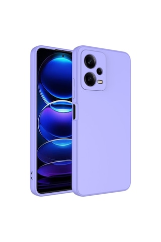 Xiaomi Redmi Note 12 Pro 5g Kılıf Zore Mara Lansman Kapak Lila