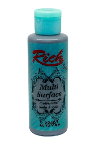 Rich Multi Akrilik Boya 2240 Is Siyah 120 Cc