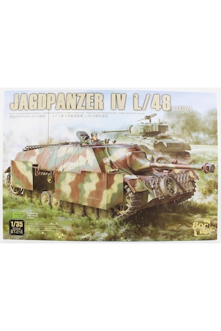 Border Bt-016 1/35 Ölçek, Jagdpanzer Iv L/48, Erken Dönem Tankı, Plastik Model Kiti-58217