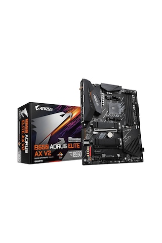 Gigabyte B550 Aorus Elite AX V2 AMD B550 4733 MHz (OC) DDR4 Soket AM4 ATX Anakart