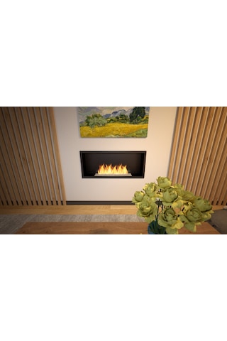 BLUEFLAME FLUSH 150 ANKASTRE BACASIZ ŞÖMİNE