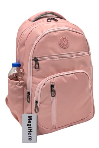 1710 Pudra Suya Dayanıklı Kumaş Okul Çantası Unisex Okul Sırt Çantası Pudra Pembe 1710 Pudra Suya Dayanıklı Kumaş Okul Çantası Unisex Okul Sırt Çantası Pudra Pembe