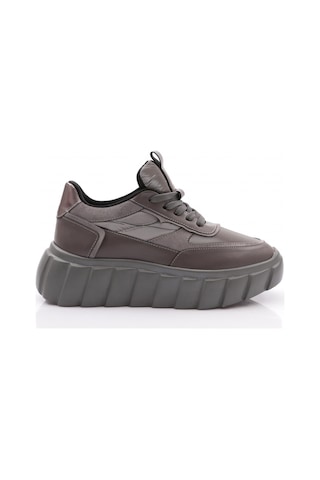 Dgn 506 Kadin Bağcikli Sneaker Ayakkabi 506-2239-R7512 Gri