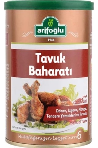 Arifoğlu Tavuk Baharatı Teneke 2 x 180 G