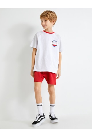 Koton Snoopy Tişört Arkası Baskılı Kısa Kollu Bisiklet Yaka Pamuklu Lisanslı Beyaz 4skb10515tk Beyaz