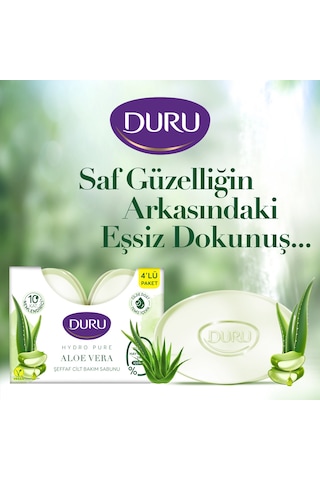 Duru Hydro Pure Aloe Vera 12 Adet Banyo Sabunu 12x135 Gr Aloe Vera