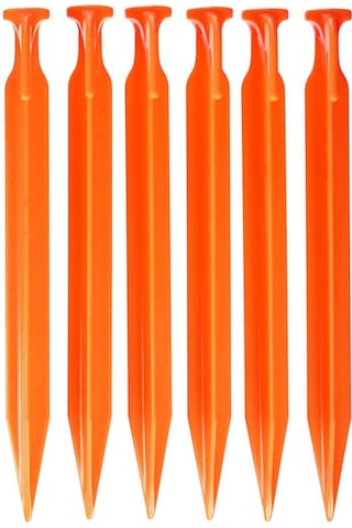 Evolite Arancio ABS Çadır Kazığı -23cm 6 Adet Turuncu