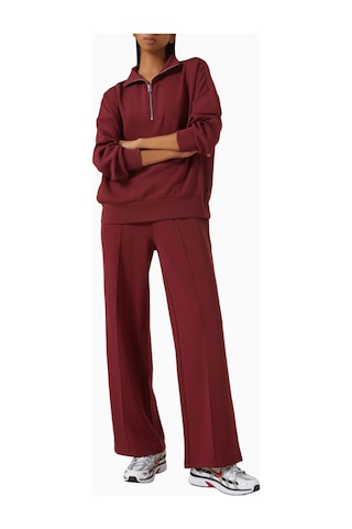 Varley Doublesoft Wide - Leg, Rahat Ve Şık Günlük Eşofman Altı Bordo