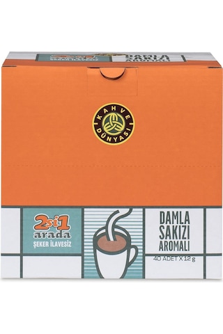 Kahve Dünyası 2si1 Arada Damla Sakızlı Kahve 4'lü 40 x 12 G