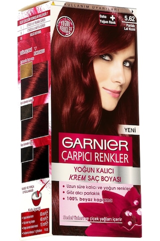 Garnier Çarpıcı Renkler Saç Boyası 5.62 Parlak Lal Kızılı 5.62 Parlak Lal Kızılı