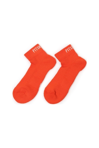 Premium Performance Quarter Turuncu Unisex Spor Çorap