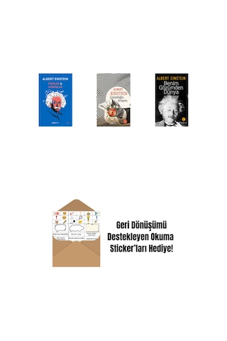 Fikirler Ve Görüşler + Göreliliğin Anlamı + Benim Gözümden Dünya + Okuma Sticker'ları