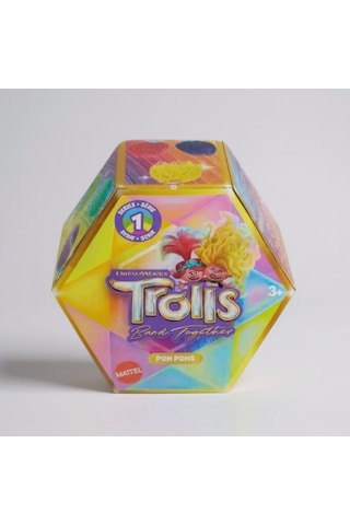 Mattel Trolls Band Together Sürpriz Figür - 1 Adet Çantaya Takılabilen Sürpriz Troll Figür