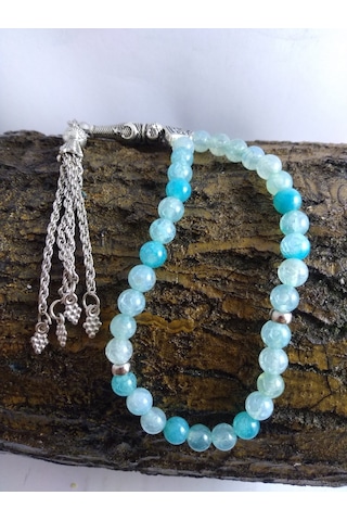 Akik Taşı Tespih / Doğaltaş Tespih 6 Mm N11.1626