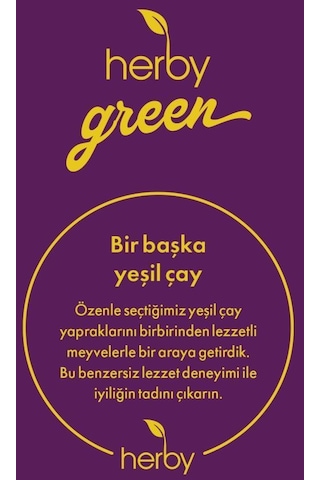 Herby Şeftali ve Vanilya Yeşil Çay 18'li