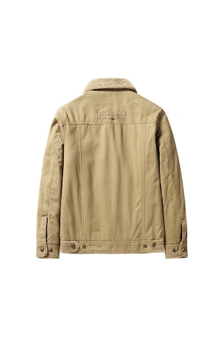 Sonbahar Ve Kış Artı Kadife Kalınlaştırılmış Gündelik Moda Yakalı Erkek Ceketi Yeşil