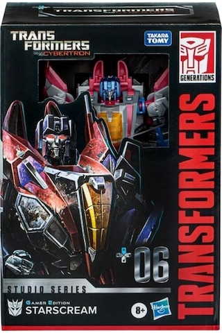 Takara Tomy Transformers Studio Series Deluxe War For Cybertron 06 Starscream Figürü Oyuncakları Transformers