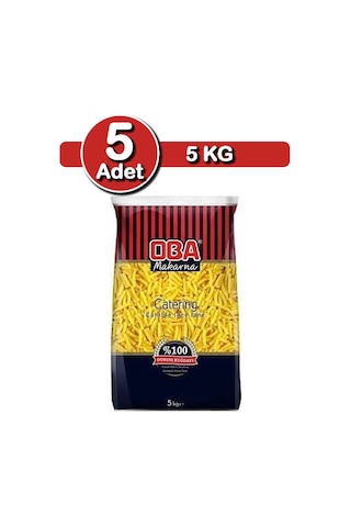 Oba Makarna İnce Kesim 5 x 5 KG