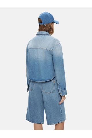 Ltb Peta Crop Jean Gömlek 010096123414066 55800 Orta Mavi