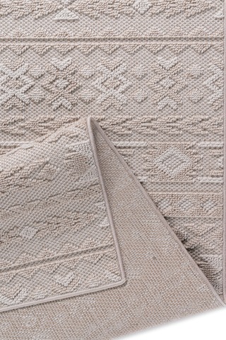 İskandinav Modern Tasarım Sisal Bukle Özel Ölçü Salon Oturma Odası Koridor Halısı Bej Iskbejkrem