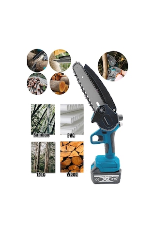 Moonshop Maxstar Çift Akülü 21v 3ah Dal Budama Makinesi Garantili