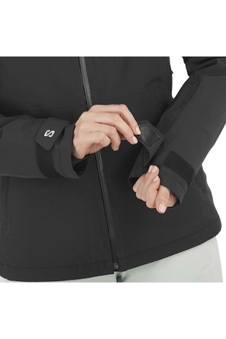 Salomon Salomon Hıghland Jacket W Kadın Kayak Ceketi Siyah 27412 Siyah