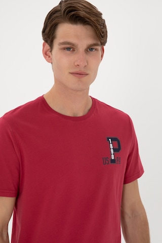 U.S. Polo Assn. Erkek Regular Fit Bisiklet Yaka Vişne Tişört 50306897-VR223