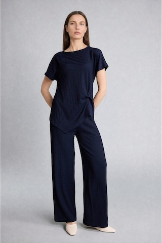 Defacto Straight Fit Düz Paça Bürümcük Pantolon G2919ax26aunv31 Lacivert-nv31