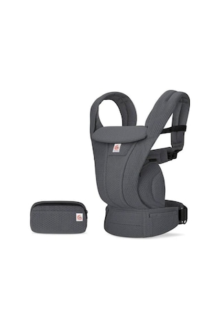Ergobaby Omni Deluxe Mesh (Graphite Grey) , 4 Farklı Taşıma Pozisyonlu Kanguru , 0-4 Yaş Için