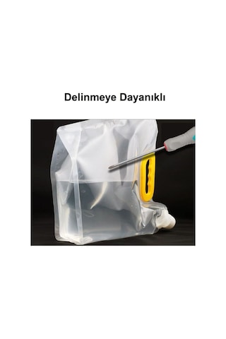 Mnb Shop Dayanıklı Plastik İçecek Çantası 2 Litre Çok Renkli