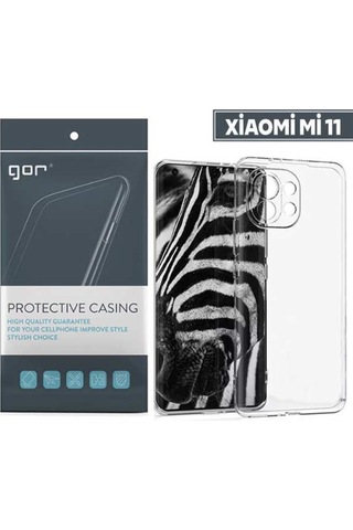 Gor Xiaomi Mi 11 Kilif Kamera Korumali Seffaf Silikon Kilif 563569665
