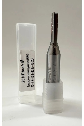 3cut Tools Düz Oluk Frezesi Talaş Kıran D 6 S 12 I 22 L 72 Z3 364821140