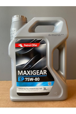 Petrol Ofisi 75W-80 API GL-4 Şanzıman Yağı 3 L (23/02/2026 Üretim)