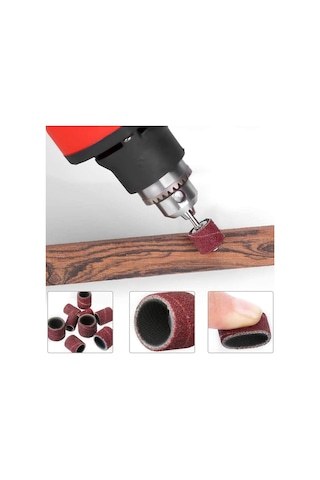 Dremel Proxxon Gravür Aleti için 80# Kum Davul Zımpara 100 Adet
