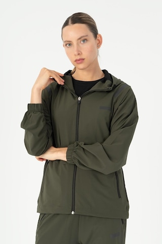 Maraton Regular Kadın Kapüşonlu Açık Haki- Tracktop Açık Haki-