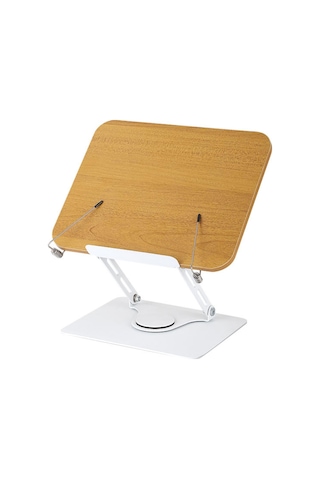 Ayarlanabilir Döner Okuma Standı, 360 Döner, Katlanabilir Tasarım, Ergonomik Yükseklik Ayarı, Okuma, Dizüstü Bilgisayar, Çizim Ve Çalışma