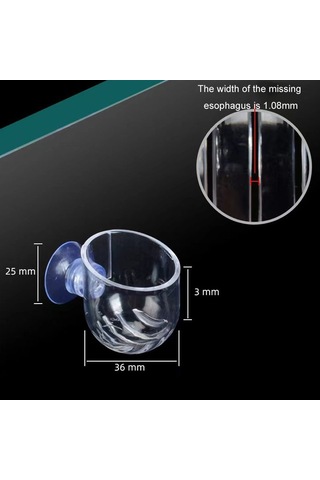 Sones Akrilik Şeffaf Besleme Halkası Balık Tankı Besleyici Yüzen Sabit Balık Besleyici, Özellikler: Red Bug Cup