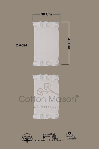 Amerikan Servisi Fırfırlı Retro 2 Lü Kahverengi