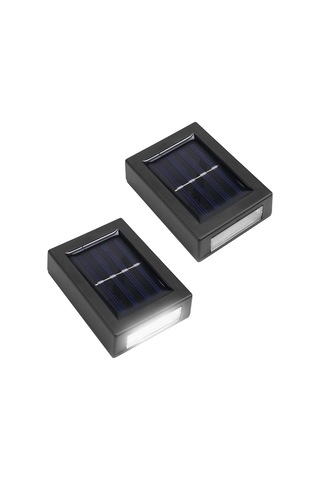 Açık Bahçe Güneş Duvar Işıkları Yukarı Ve Aşağı Su Geçirmez Duvar Işıkları, A Siyah