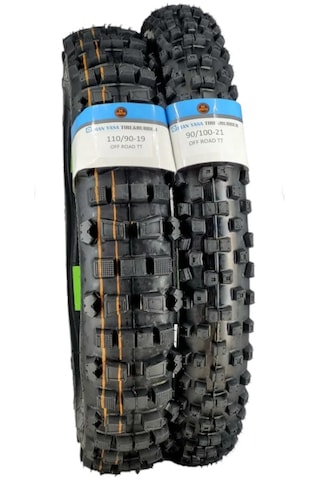 Iran Yasa Tire&rubber 110/90-19 Ve 90/100-21 Tubetype Set Lastik