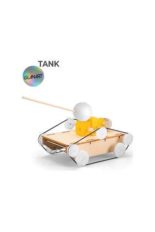 Robotik Kendin Yap Motorlu Tank Yapım Seti Çocuklar İçin
