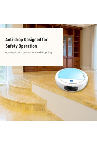 Reedark Akıllı Robot Süpürge Ve Yer Temizleme Makinesi, Uv Temizleme, Anti-düşme, Çok Fonksiyonlu Beyaz