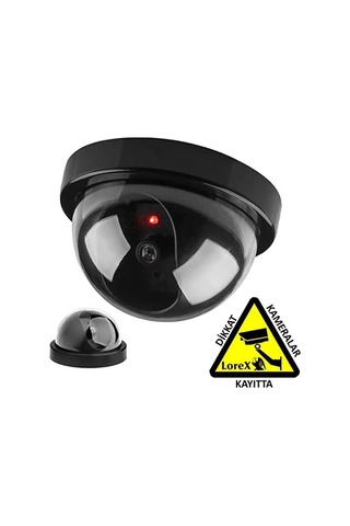 Lorex Rb-sk04 Caydırıcı Dome Kamera + Dikkat Kameralar Kayıtta Etiketi - Sahte Kamera