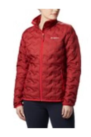 Columbia Wk0259-659 Delya Ridge Down Jacket Kadın Mont Kırmızı