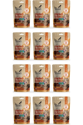 Cat Chicken Bites 12x60gr. Tavuklu, Kedi Ödül Maması