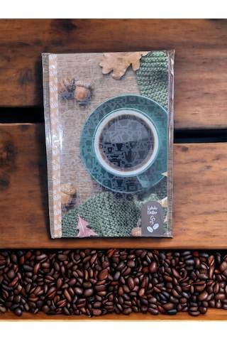 12,5x19,5 Cm 112 Sayfa Çizgili Kokulu Defter Karton Kapak Krem Renk Kağıt 14