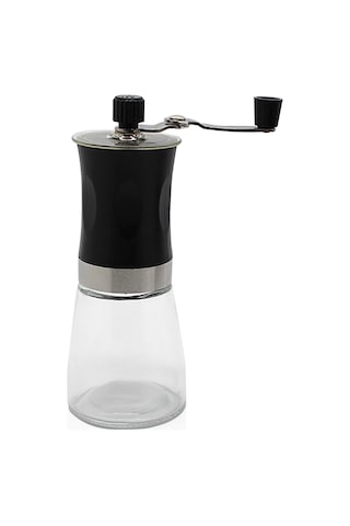 Xiyyadms Stahl Ve Cam El Coffee Değirmeni - Kahve Öğütü İçin Manuel Siyah/ Kahverengi Seçenekli Siyah
